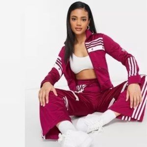 ADIDAS DANIELLE CATHARI  WOMENS TRACK JACKET POWER BERRY GD2414 WOMENS SIZE 4X